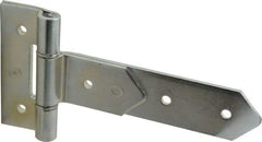 Made in USA - 8" Long x 2" Wide, Hinge - Zinc, Zinc Plated Finish - Makers Industrial Supply