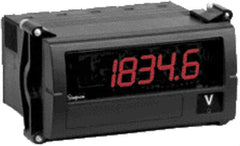 Simpson Electric - 3-1/2 Digits, Digital LED, DC Voltmeter, Panel Meter - 50/60 Hz, 10 Megohms, 120 VAC, 2 VDC, Red - Makers Industrial Supply