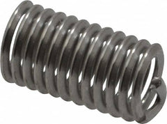 Heli-Coil - #2-56 UNC, 0.258" OAL, Free Running Helical Insert - 11-7/8 Free Coils, Tanged, 304 Stainless Steel, Bright Finish, 3D Insert Length - Makers Industrial Supply