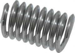 Heli-Coil - #4-40 UNC, 0.28" OAL, Free Running Helical Insert - 8-7/8 Free Coils, Tanged, 304 Stainless Steel, Bright Finish, 2-1/2D Insert Length - Makers Industrial Supply