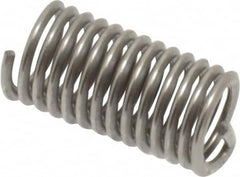 Heli-Coil - #8-32 UNC, 0.492" OAL, Free Running Helical Insert - 13-1/4 Free Coils, Tanged, 304 Stainless Steel, Bright Finish, 3D Insert Length - Makers Industrial Supply