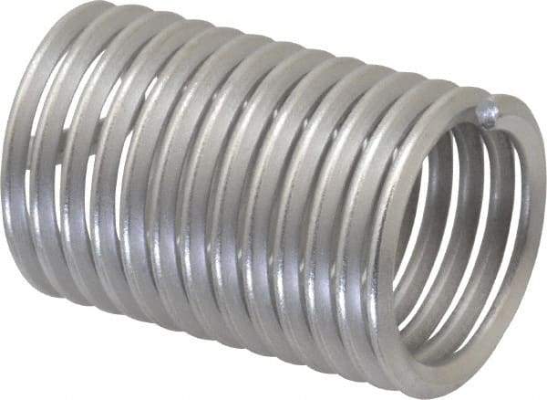 Heli-Coil - 3/4-10 UNC, 1-1/2" OAL, Free Running Helical Insert - 13 Free Coils, Tanged, 304 Stainless Steel, Bright Finish, 2D Insert Length - Makers Industrial Supply