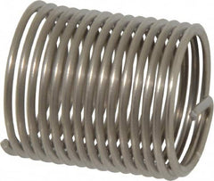 Heli-Coil - 3/4-16 UNF, 1-1/8" OAL, Free Running Helical Insert - 15-1/8 Free Coils, Tanged, 304 Stainless Steel, Bright Finish, 1-1/2D Insert Length - Makers Industrial Supply