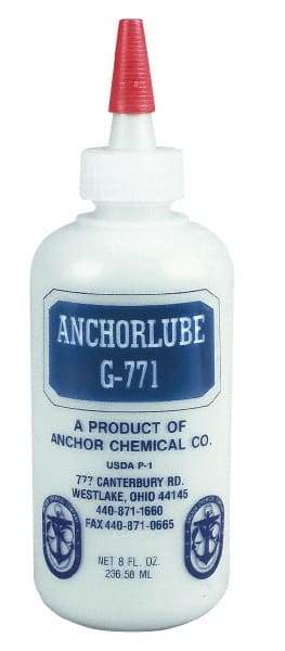 Made in USA - Anchorlube G-771, 5 Gal Pail Cutting Fluid - Water Soluble, For Broaching, Counterboring, Drawing, Drilling, Engraving, Fly-Cutting, Hole Extruding, Milling, Piercing, Punching, Sawing, Seat Forming, Spot Facing, Tapping - Makers Industrial Supply