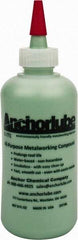 Made in USA - Anchorlube G-771, 8 oz Bottle Cutting Fluid - Water Soluble, For Broaching, Counterboring, Drawing, Drilling, Engraving, Fly-Cutting, Hole Extruding, Milling, Piercing, Punching, Sawing, Seat Forming, Spot Facing, Tapping - Makers Industrial Supply