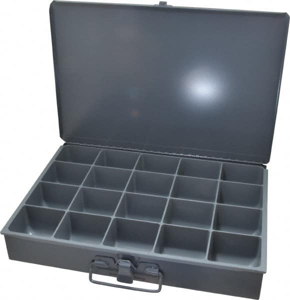 Durham - 20 Compartment Small Steel Storage Drawer - 13-3/8 Inches Wide x 9-1/4 Inches Deep - Makers Industrial Supply