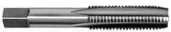 Hertel - 1-8 UNC, H4, 4 Flute, Plug Chamfer, Bright Finish, High Speed Steel Hand STI Tap - 5-3/4" OAL, 2-9/16" Thread Length - Exact Industrial Supply