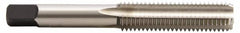 Hertel - 1-8 UNC, H6, 4 Flute, Bottoming Chamfer, Bright Finish, High Speed Steel Hand STI Tap - 5-3/4" OAL, 2-9/16" Thread Length - Makers Industrial Supply