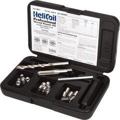 Heli-Coil - 18 Inserts, M8x1.00 Metric Fine, Thread Repair Kit - 12mm Insert Length - Exact Industrial Supply