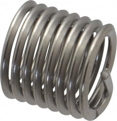 Heli-Coil - M10x1.50 Metric Coarse, 15mm OAL, Free Running Helical Insert - 8 Free Coils, Tanged, Stainless Steel, Bright Finish, 1-1/2D Insert Length - Makers Industrial Supply