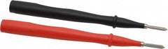 Fluke - Black/Red Electrical Test Equipment Probe - Use with Fluke 175, 177, 179 True RMS Digital Multimeters, Fluke 345 Powers Quality Clamp Meters, Fluke 373 True RMS AC Clamp Meters, Fluke 374 FC True-rms AC/DC Clamp Meters - Makers Industrial Supply