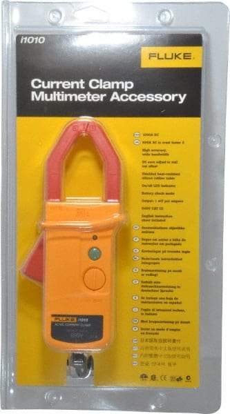 Fluke - Yellow/Red Electrical Test Equipment Clamp - Use with Multimeters - Makers Industrial Supply