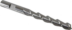 SGS - 3/8", 2-1/2" LOC, 3/8" Shank Diam, 4-1/4" OAL, 2 Flute, Solid Carbide Square End Mill - Single End, Uncoated, Spiral Flute, 45° Helix, Centercutting, Right Hand Cut, Right Hand Flute, Series 44 - Makers Industrial Supply