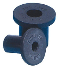 RivetKing - #10-32, 0.562" Diam x 0.04" Thick Flange, Rubber Insulated Rivet Nut - UNF Thread, Rubber, 0.377" Body Diam, 0.665" OAL - Makers Industrial Supply