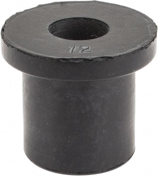 RivetKing - 5/16-18, 7/8" Diam x 1/8" Thick Flange, Rubber Insulated Rivet Nut - UNC Thread, Rubber, 9/16" Body Diam, 0.725" OAL - Makers Industrial Supply