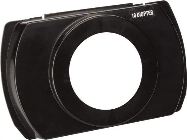 Electrix - 8 Diopter, 3" Wide, Task & Machine Light Magnifier Lens - Black, For Use with 7450 & 7452 Magnifiers - Makers Industrial Supply