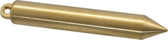 Lufkin - 6-3/4 Inch Long, 1 Inch Diameter Brass Plumb Bob - 20 Ounce - Makers Industrial Supply