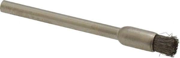 Osborn - 3/16" Brush Diam, End Brush - 1/8" Diam Shank, 25,000 Max RPM - Makers Industrial Supply