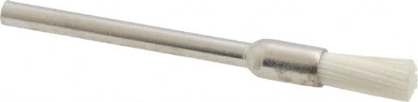 Osborn - 1,000 Grit, 3/16" Brush Diam, End Brush - Ultra Fine Grade, 1/8" Diam Shank, 6,000 Max RPM - Makers Industrial Supply