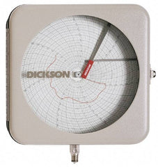 Dickson - -22 to 122°F, 7 Days Recording Time Chart - 8 Inch Diameter, Use with To be Used with Pr8 Recorders - Makers Industrial Supply