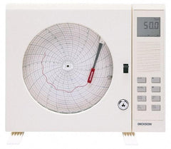 Dickson - 32 to 122°F, 7 Day Recording Time Chart - 8 Inch Diameter, Use with Esx Recorders - Makers Industrial Supply