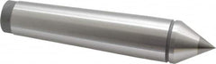 Value Collection - 1.24" Head Diam, Carbide-Tipped Steel Standard Point Solid Dead Center - 4MT Morse Taper, 1.24" Point Diam, 6-5/16" OAL - Makers Industrial Supply