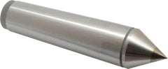 Value Collection - 1.76" Head Diam, Carbide-Tipped Steel Standard Point Solid Dead Center - 5MT Morse Taper, 1.76" Point Diam, 7-7/8" OAL - Makers Industrial Supply