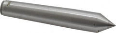 Made in USA - Carbide-Tipped Alloy Steel Standard Point Solid Dead Center - 2MT Morse Taper, 4-3/16" OAL - Makers Industrial Supply