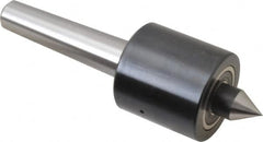 Riten - MT2 Taper Shank, 1-5/8" Head Diam 1,000 Lb Capacity Live Center - 2,500 Max RPM, 1-5/8" Head Length, 9/16" Point Diam, 13/16" Point Len, 300 Lb Max Workpc, Standard Point - Makers Industrial Supply