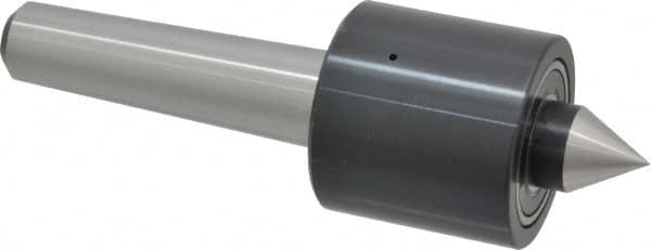 Riten - MT3 Taper Shank, 2" Head Diam 1,830 Lb Capacity Live Center - 2,500 Max RPM, 1-15/16" Head Length, 13/16" Point Diam, 1" Point Len, 500 Lb Max Workpc, Standard Point - Makers Industrial Supply