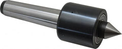 Riten - MT4 Taper Shank, 2-3/8" Head Diam 2,200 Lb Capacity Live Center - 2,500 Max RPM, 2-1/4" Head Length, 1" Point Diam, 1-1/4" Point Len, 1,100 Lb Max Workpc, Standard Point - Makers Industrial Supply