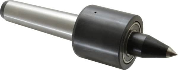 Riten - MT4 Taper Shank, 2-3/8" Head Diam 2,200 Lb Capacity Live Center - 2,500 Max RPM, 2-1/4" Head Length, 1/2" Point Diam, 2" Point Len, 900 Lb Max Workpc, Tracer Point - Makers Industrial Supply