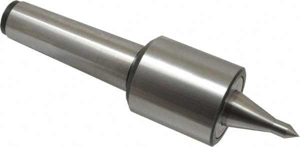 Riten - MT5 Taper Shank, 2-7/8" Head Diam 9,000 Lb Capacity Live Center - 5,500 Max RPM, 3-5/16" Head Length, 1/2" Point Diam, 2-1/2" Point Len, 1,100 Lb Max Workpc, 15/16" Tip Diam, Long Point - Makers Industrial Supply