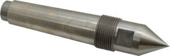 Riten - 1-1/4" Head Diam, Steel Standard Point Solid Dead Center - 4MT Morse Taper, 1-1/4" Point Diam, 2-1/32" Point Length - Makers Industrial Supply