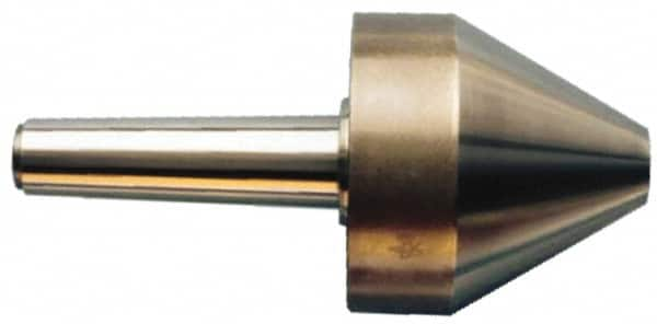 Riten - MT5 Taper Shank, 9" Head Diam 14,000 Lb Capacity Live Center - 6-5/8" Head Length, 4" Point Diam, 6-5/8" Point Len, 7,000 Lb Max Workpc, Bull Nose Point - Makers Industrial Supply