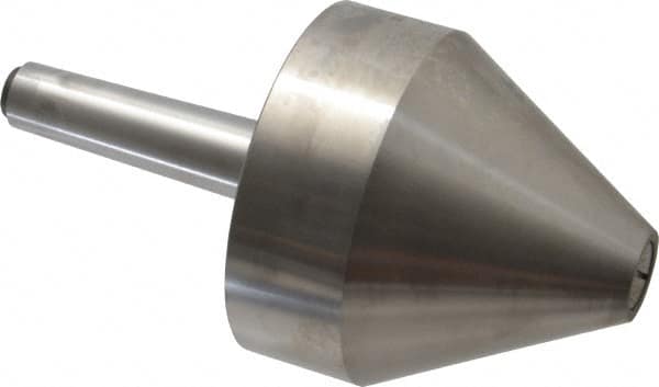 Riten - MT3 Taper Shank, 4" Head Diam 8,000 Lb Capacity Live Center - 4-9/32" Head Length, 1" Point Diam, 4.2813" Point Len, 3,800 Lb Max Workpc, Bull Nose Point - Makers Industrial Supply