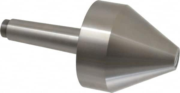 Riten - MT4 Taper Shank, 4" Head Diam 8,000 Lb Capacity Live Center - 4-9/32" Head Length, 1" Point Diam, 4.2813" Point Len, 4,800 Lb Max Workpc, Bull Nose Point - Makers Industrial Supply