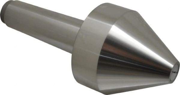 Riten - MT5 Taper Shank, 4" Head Diam 8,000 Lb Capacity Live Center - 4-9/32" Head Length, 1" Point Diam, 4.2813" Point Len, 4,800 Lb Max Workpc, Bull Nose Point - Makers Industrial Supply