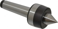 Bison - MT4 Taper Shank, 2.52" Head Diam 1,850 Lb Capacity Live Center - 3,000 Max RPM, 1.1" Point Diam, 1.24" Point Len, 1,850 Lb Max Workpc, 7.24" OAL, 1.24" Long Tip, Standard Point - Makers Industrial Supply