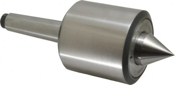 Riten - MT4 Taper Shank, 3-3/4" Head Diam 10,900 Lb Capacity Live Center - 4,000 Max RPM, 3-27/32" Head Length, 1.6563" Point Diam, 1-3/4" Point Len, 4,800 Lb Max Workpc, Standard Point - Makers Industrial Supply