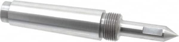 Riten - 5/8" Head Diam, Steel Long Point Solid Dead Center - 4MT Morse Taper, 5/8" Point Diam, 2-1/4" Point Length - Makers Industrial Supply