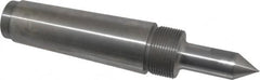 Riten - 7/8" Head Diam, Steel Long Point Solid Dead Center - 5MT Morse Taper, 7/8" Point Diam, 2-1/2" Point Length - Makers Industrial Supply