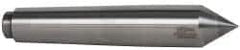 Riten - 0.938" Head Diam, Carbide-Tipped Steel Standard Point Half Dead Center - 3MT Morse Taper, 0.938" Point Diam, 5-1/4" OAL - Makers Industrial Supply