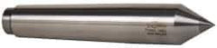 Riten - 1.231" Head Diam, Carbide-Tipped Steel Standard Point Half Dead Center - 4MT Morse Taper, 1.231" Point Diam, 6-3/4" OAL - Makers Industrial Supply