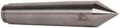 Riten - 1.748" Head Diam, Hardened Tool Steel Standard Point Solid Dead Center - 5MT Morse Taper, 1.748" Point Diam, 8-1/2" OAL - Makers Industrial Supply