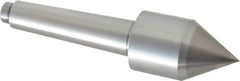 Riten - 1-1/4" Head Diam, Carbide-Tipped Steel Standard Point Solid Dead Center - 2MT Morse Taper, 1-1/4" Point Diam - Makers Industrial Supply