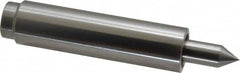 Concentric - Straight Shank, Live Center - 3,000 Max RPM, 0.378" Point Diam, 0.88" Point Len, 274 Lb Max Workpiece, Standard Point - Makers Industrial Supply