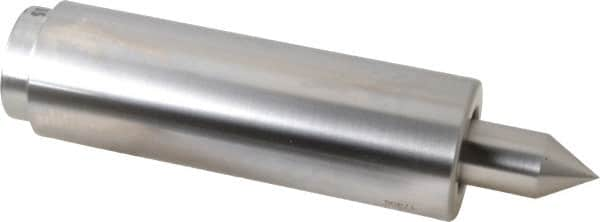 Concentric - Straight Shank, Live Center - 1,500 Max RPM, 0.686" Point Diam, 1.38" Point Len, 2,500 Lb Max Workpiece, Standard Point - Makers Industrial Supply