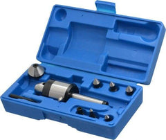 Interstate - 7 Point, 740 Lb Max Workpiece, 5-21/32" OAL, 1-5/16" Head Diam, Tool Steel, Live Center & Point Set - 2MT Taper, Interchangeable - Makers Industrial Supply