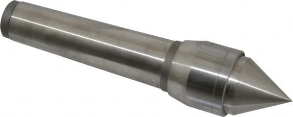 Value Collection - MT3 Taper Shank, 1.27" Head Diam Live Center - 1.08" Point Len, 661 Lb Max Workpc, 5.71" OAL, Standard Point - Makers Industrial Supply